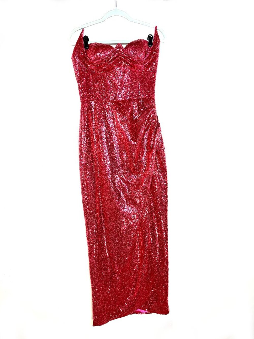 PINUP PALMER X ELLE REBEL Matinee Dame Dress in Raspberry Pink - Size L - NWT - Picture 8 of 9